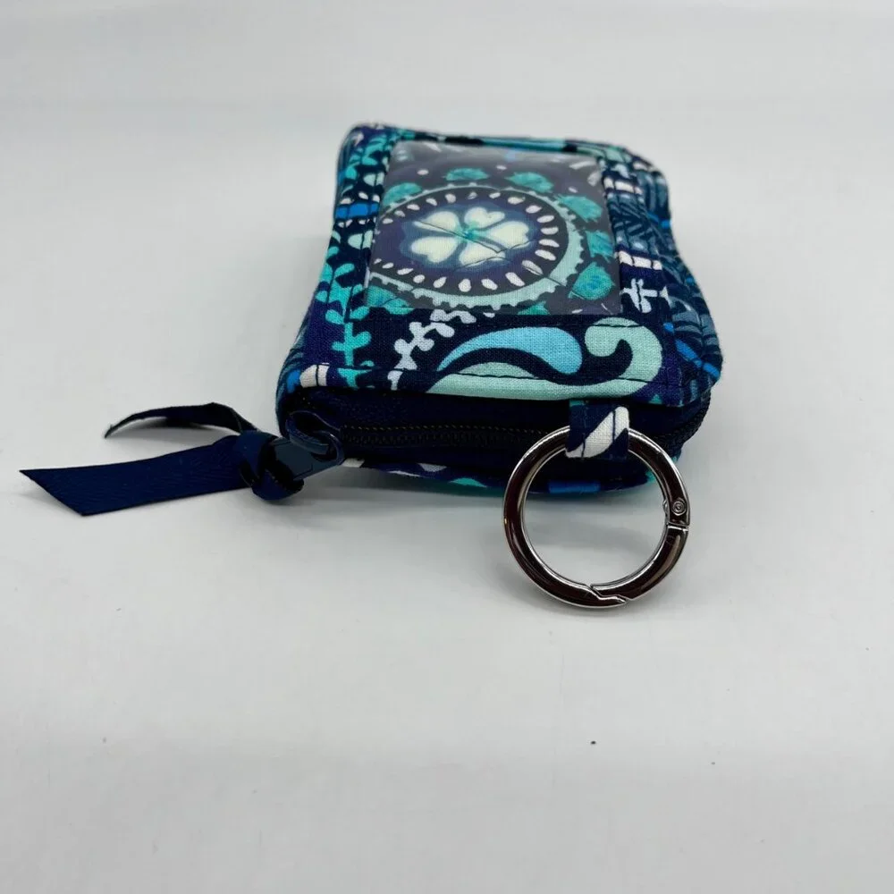 Vera Bradley Blue Zip ID Case_4